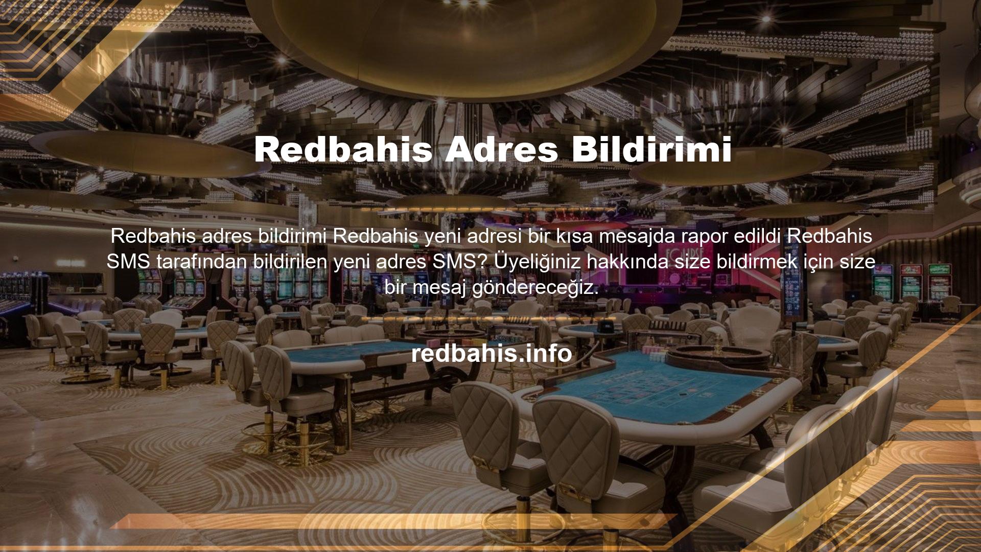 Yeni oturum açma adresi, Cep Telefon Numarasını derhal SMS aracılığıyla bilgilendirecektir